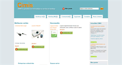 Desktop Screenshot of cimis.fr